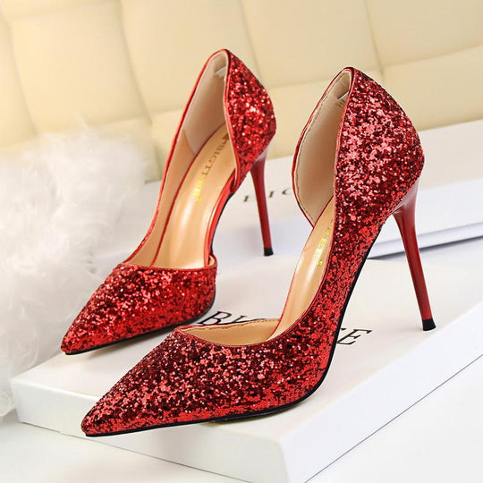 R&B | Elegante Glitzernde Nadelabsätze