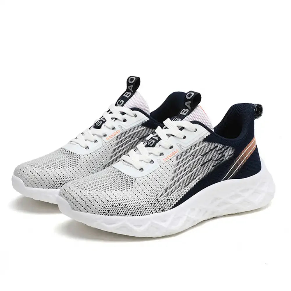 Dynamische GrauOrange Laufschuhe R&B