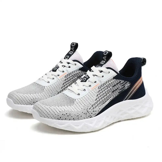 Dynamische GrauOrange Laufschuhe R&B