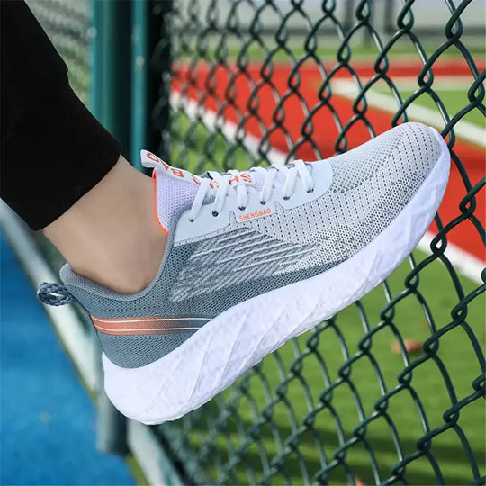 Dynamische GrauOrange Laufschuhe R&B