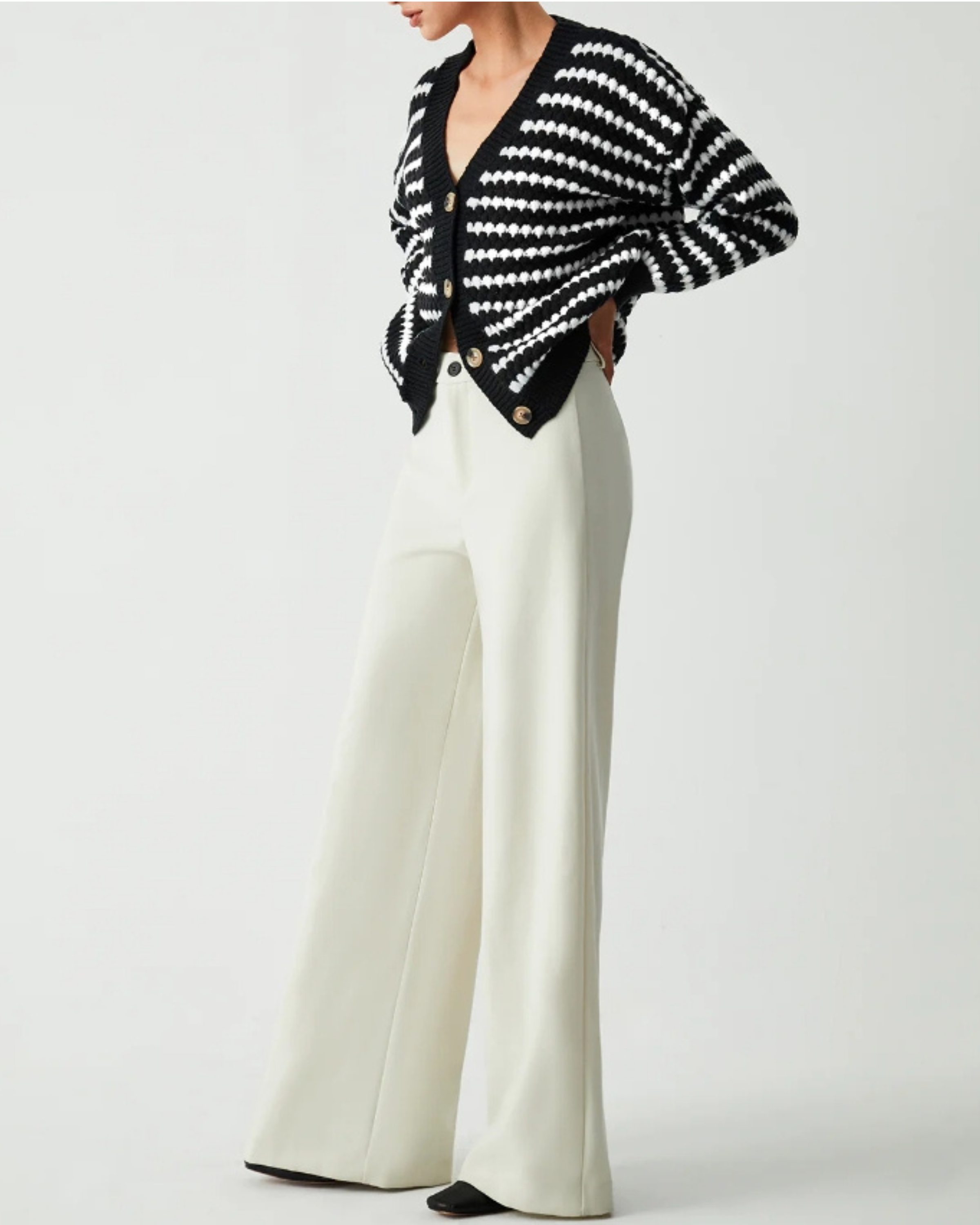 R&B | Desire Gestreifter Cardigan