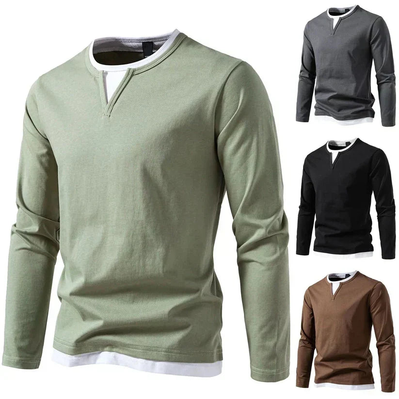 R&B | Trendig Langarm-Pullover für Männer