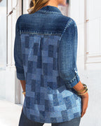 R&B | Denim Effekt Print