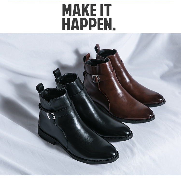 R&B | Klassische Leder Herrenstiefel