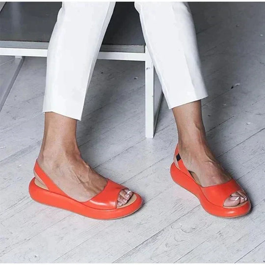 R&B | Damen Bequeme Schlichte Sandalen Freizeit