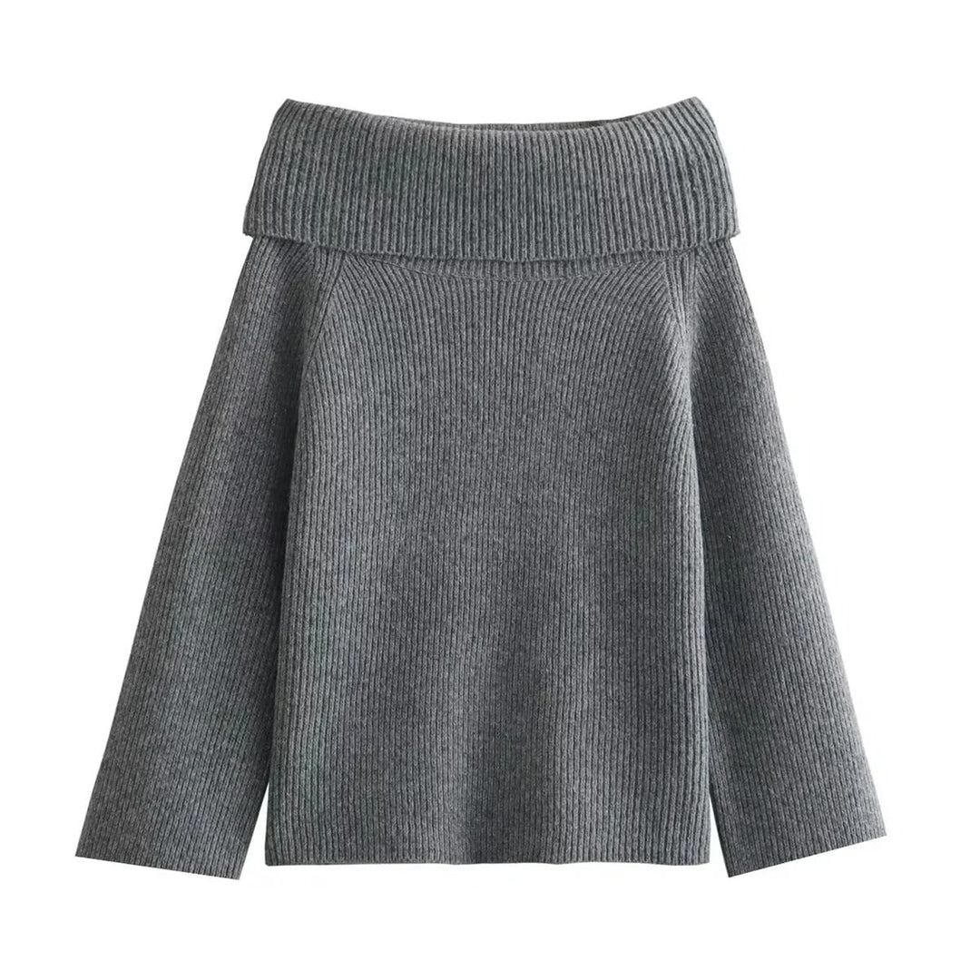 R&B | Off-Shoulder Damen Strickpullover