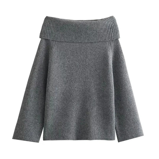 R&B | Off-Shoulder Damen Strickpullover