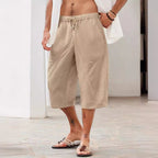 R&B | Shorts mit Taschen aus Baumwolle und Leinen