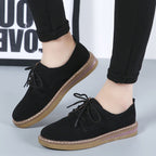 Damen Schnürschuhe mit weichem Obermaterial und dämpfender Sohle