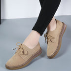 Damen Schnürschuhe mit weichem Obermaterial und dämpfender Sohle
