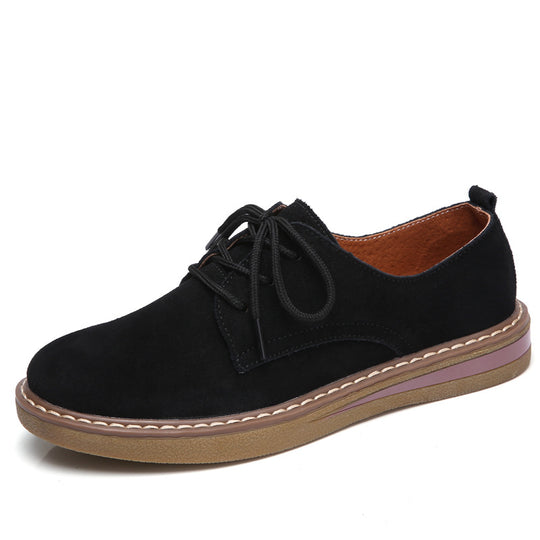 Damen Schnürschuhe mit weichem Obermaterial und dämpfender Sohle R&B