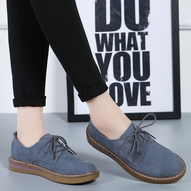Damen Schnürschuhe mit weichem Obermaterial und dämpfender Sohle