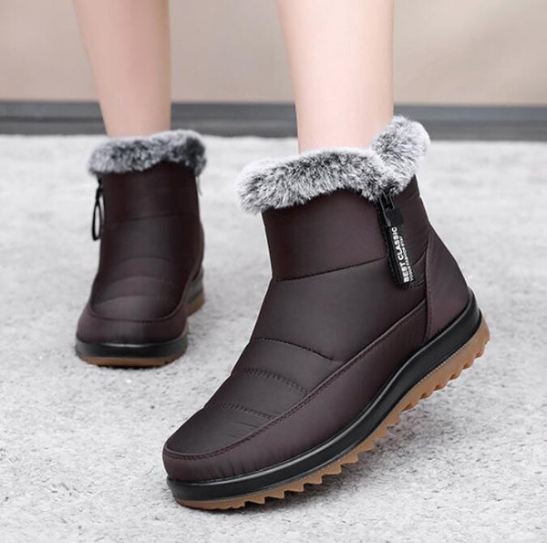 R&B | Damen Winter Wasserdichte Warme Baumwollstiefel