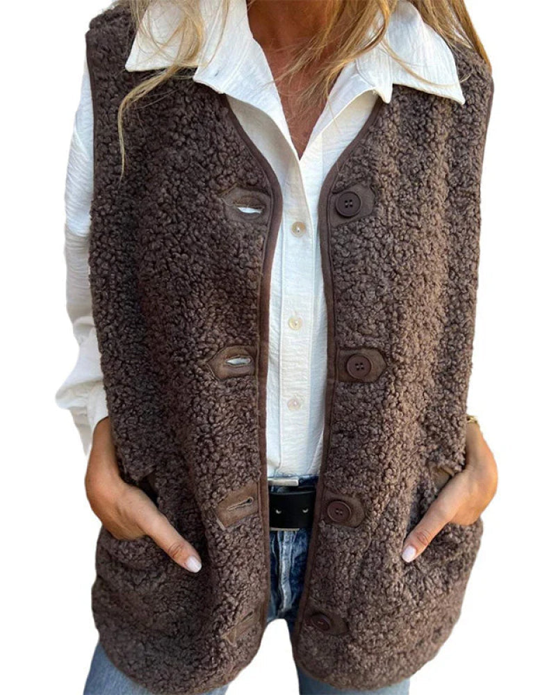R&B | Damen Herbst Knöpfli Kurz Warm