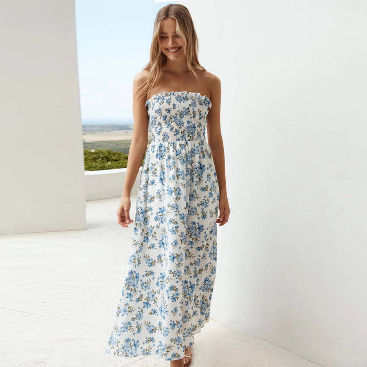 R&B | Rückenfreies Schlauchtop-Kleid