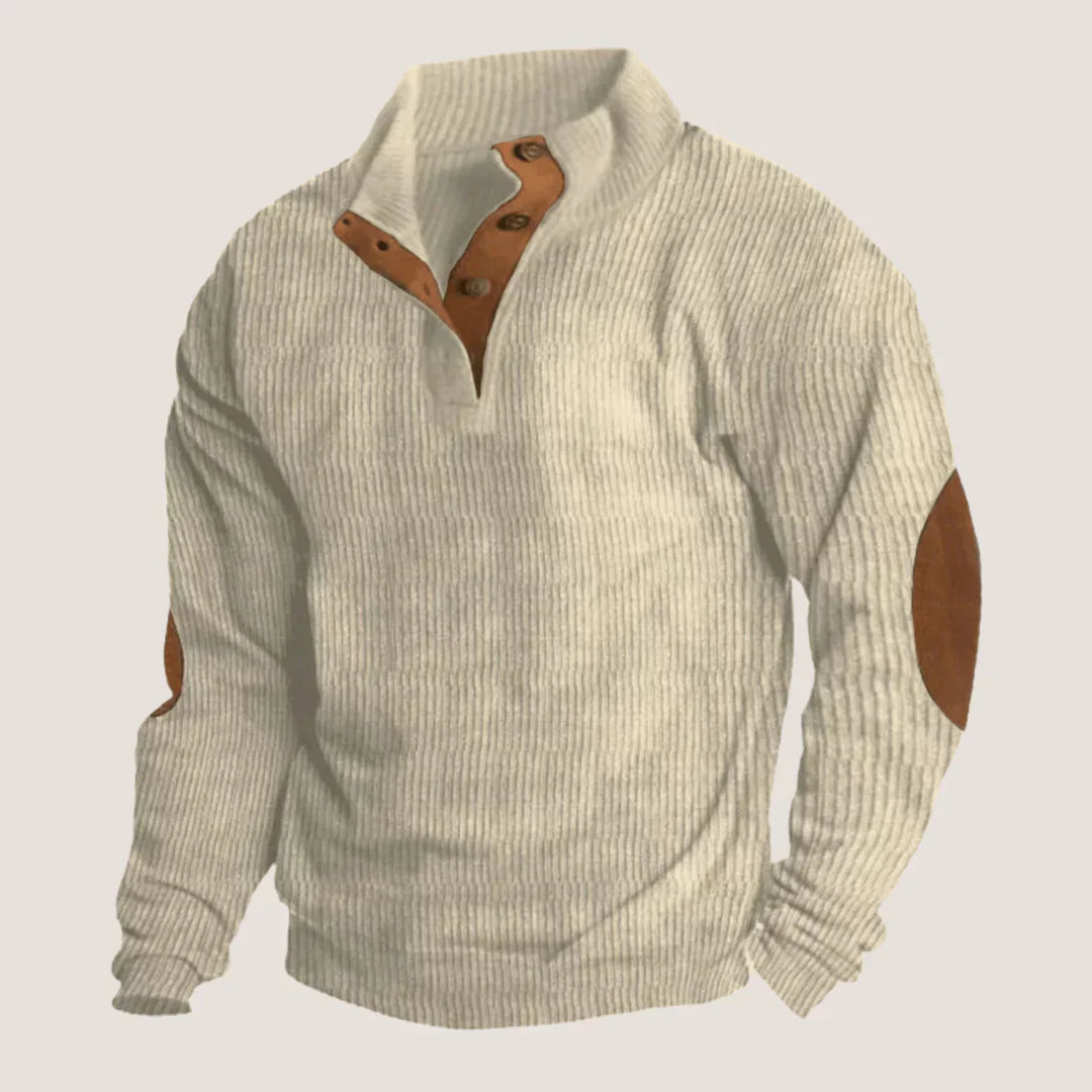 R&B | Stilvoll Ripp-Pullover für Männer