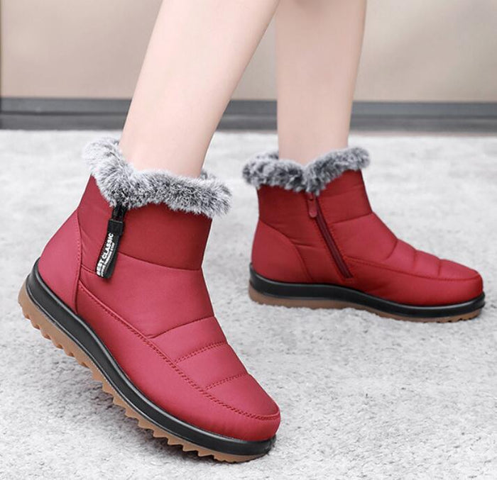 R&B | Damen Winter Wasserdichte Warme Baumwollstiefel