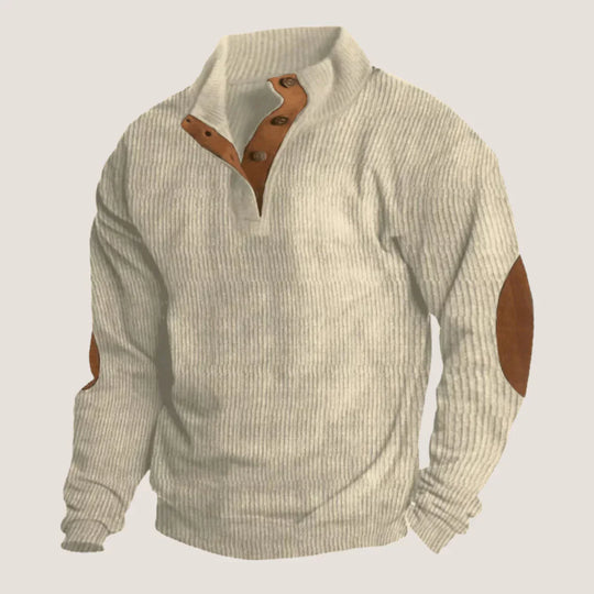 R&B | Stilvoll Ripp-Pullover für Männer