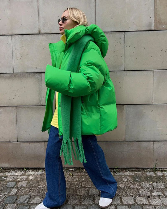 R&B | Lockere Baumwollgefütterte Jacke
