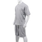 R&B | Lockeres T-Shirt Shorts einfarbiges Set