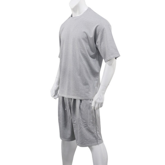 R&B | Lockeres T-Shirt Shorts einfarbiges Set