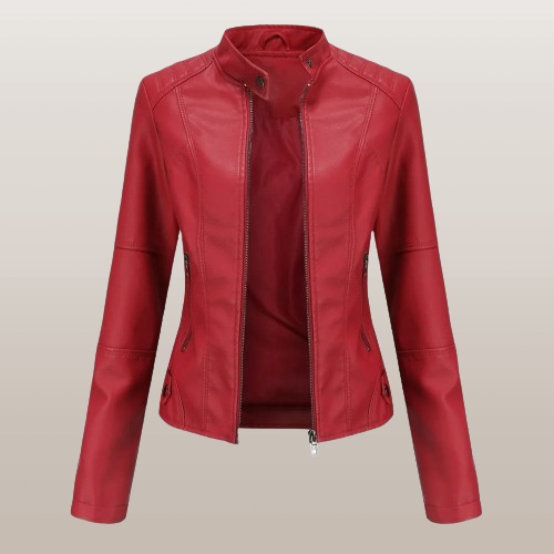 Elegante jacke mit Reißverschluss für Damen