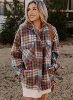 R&B | Gitterhemdjacke Im Flanell-look Wollmischung Warm und Trendy