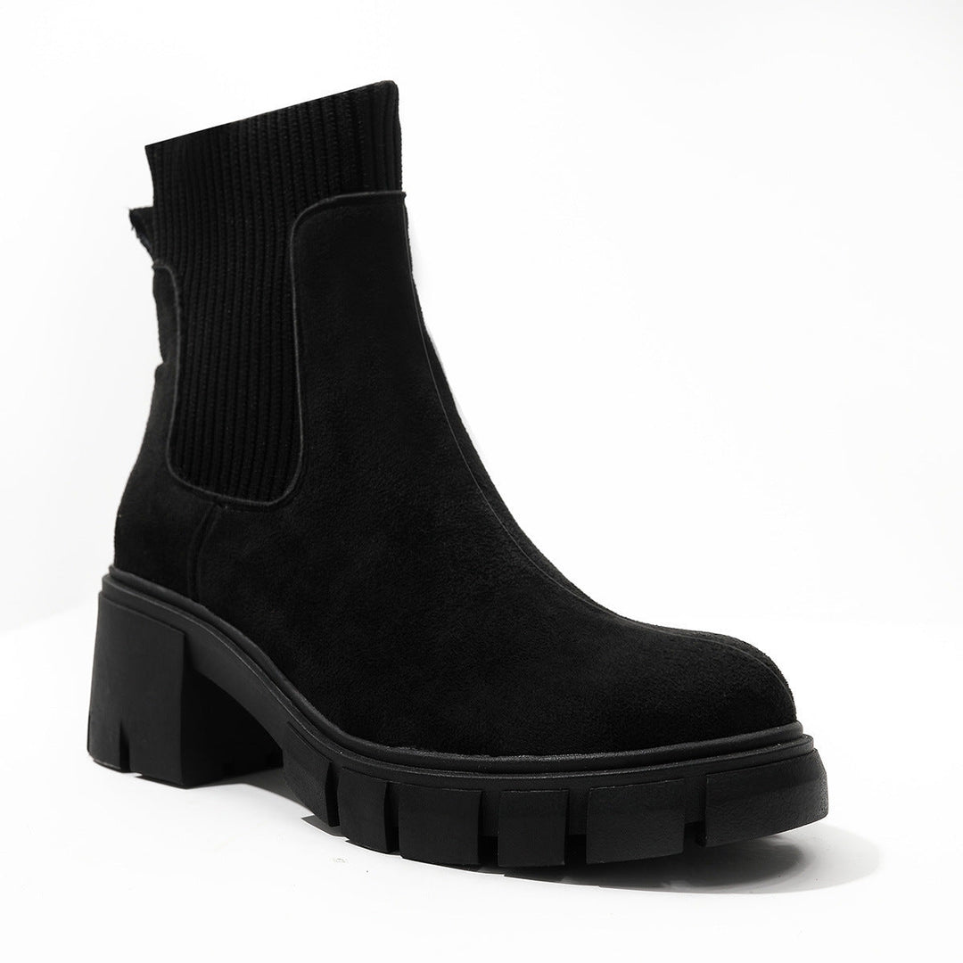 Elegante Wildleder-Winterschuhe für Damen R&B
