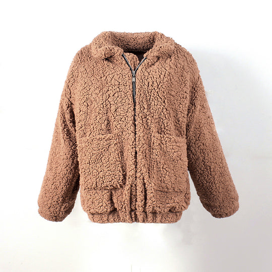 Damen Kuschelige Fleecejacke mit Reißverschluss R&B