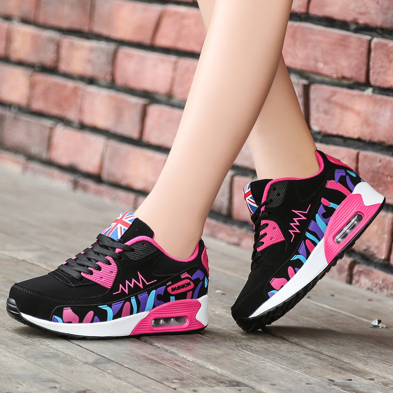 Damen Sportliche Sneakers mit gepolsterter Sohle und atmungsaktivem Obermaterial