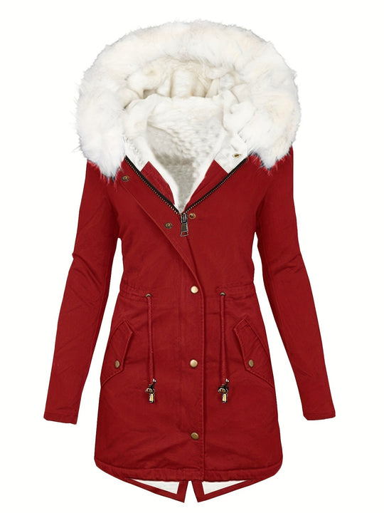 R&B | Kapuzenpullover Zugkordel Parka Mantel