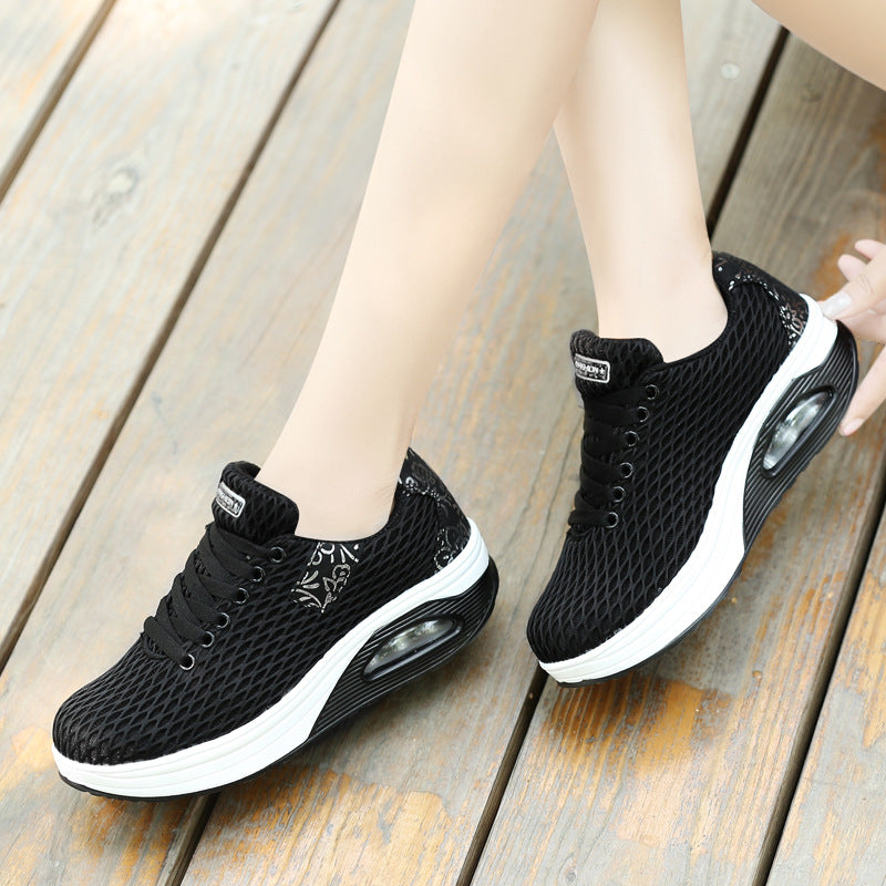 Damen Sneakers mit atmungsaktivem Netzdesign und dämpfender Sohle