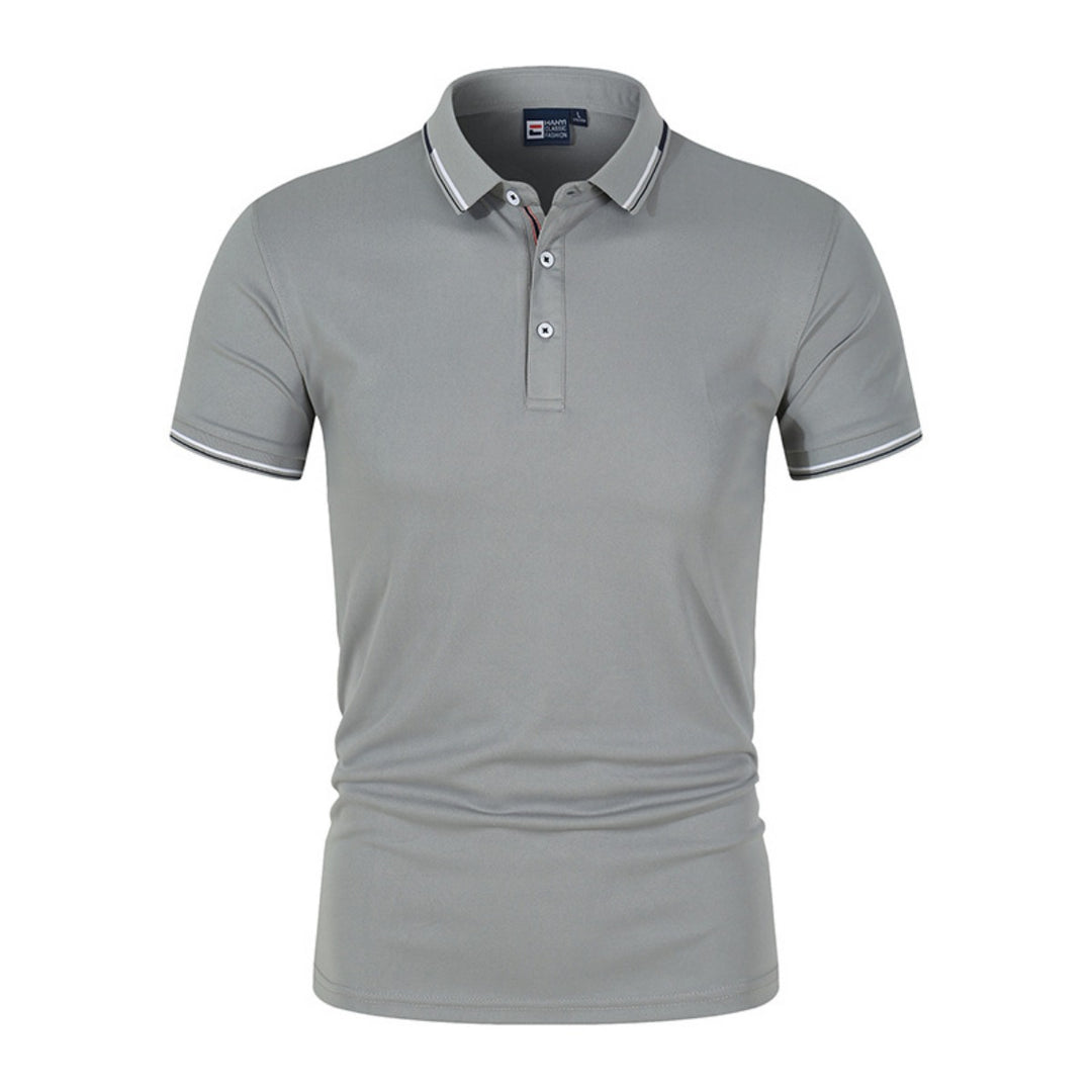 R&B | Einfarbiges Poloshirt
