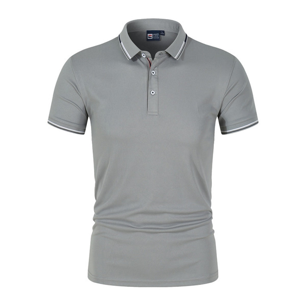 R&B | Einfarbiges Poloshirt