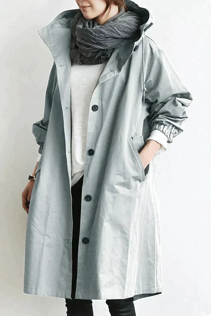 R&B | Übergroße Kapuzen Windbreaker Regenjacke