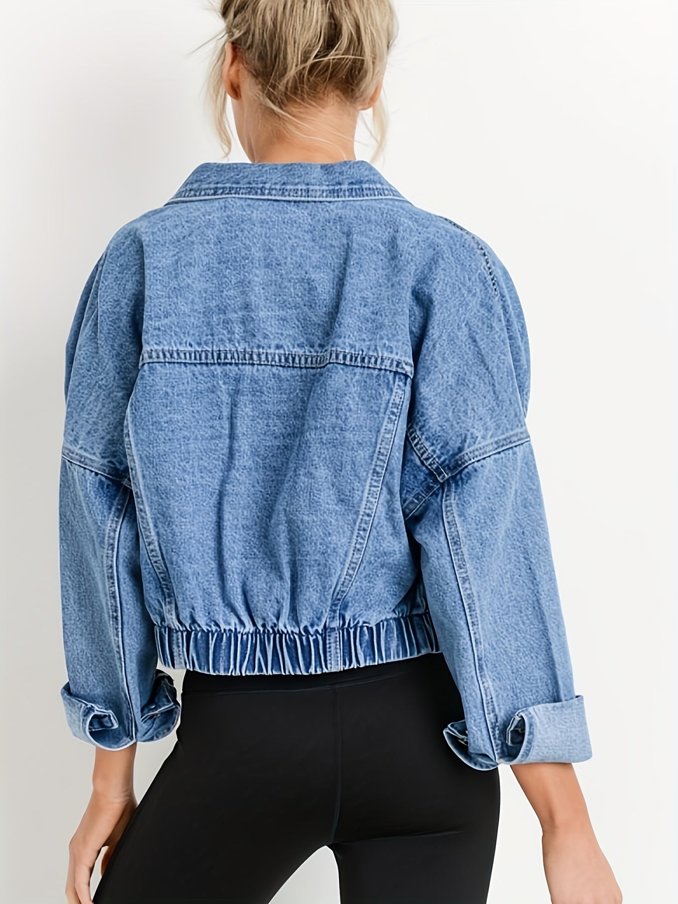 R&B | Jeansjacke mit Reverskragen für Den Herbst