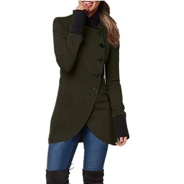 R&B | Jacke mit Eckigem Knopfverschluss