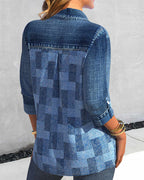 R&B | Denim Effekt Print