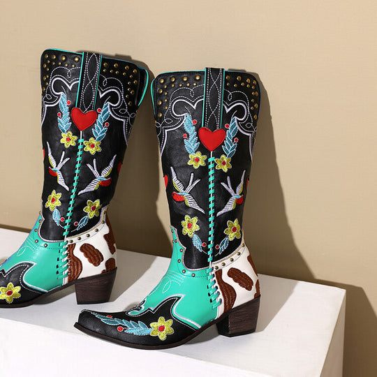 Stilvolle Damen Westernstiefel mit Einzigartigem Design R&B