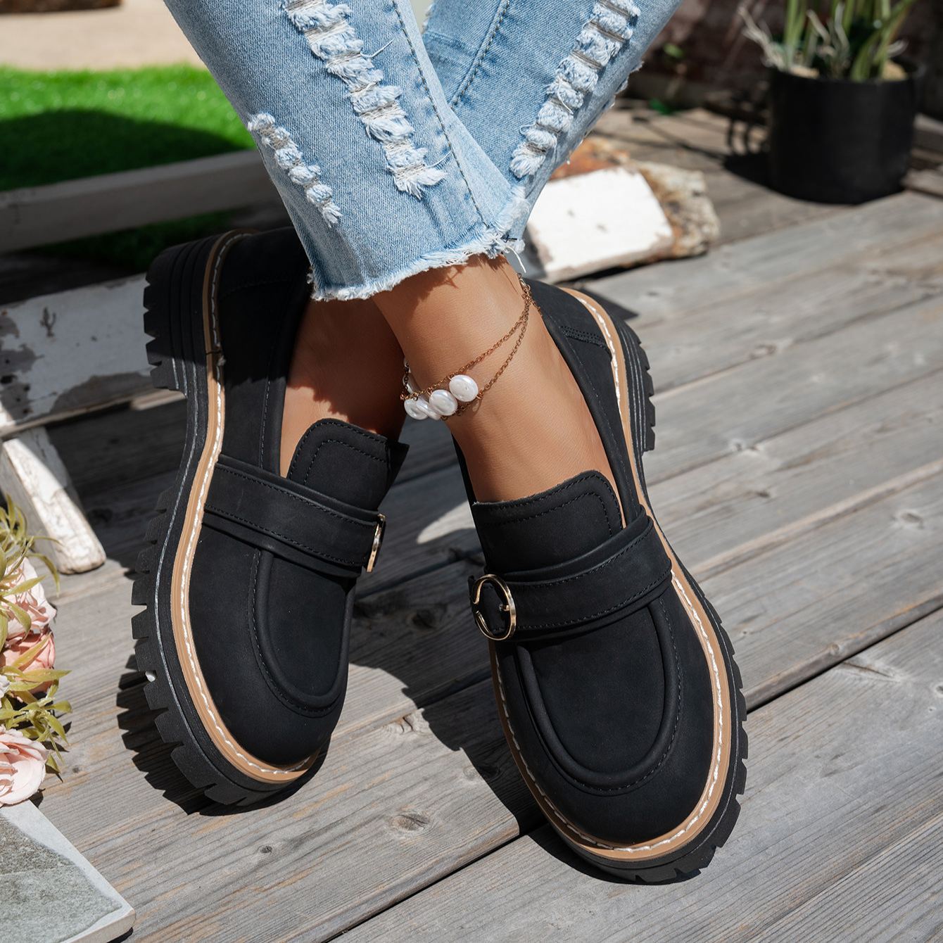Damen-Slipper im komfortablen Retro-Brit-Design R&B R&B