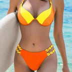 R&B | Hochgeschnittener Bikini Badeanzug