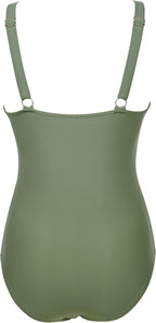 R&B | Einteiliger hohler Badeanzug mit hoher Taille