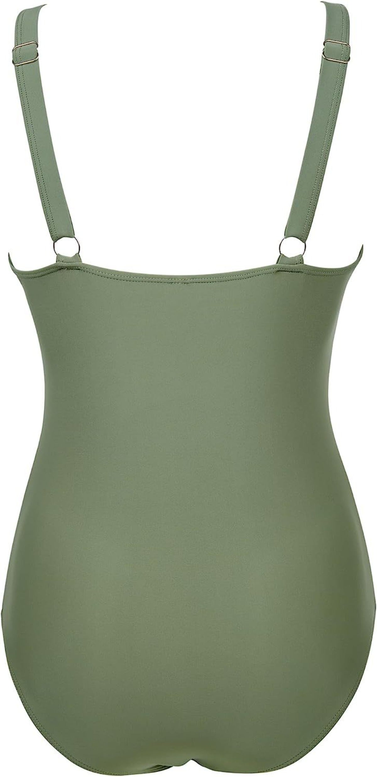 R&B | Einteiliger hohler Badeanzug mit hoher Taille
