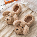 Flauschige Tierpantoffeln