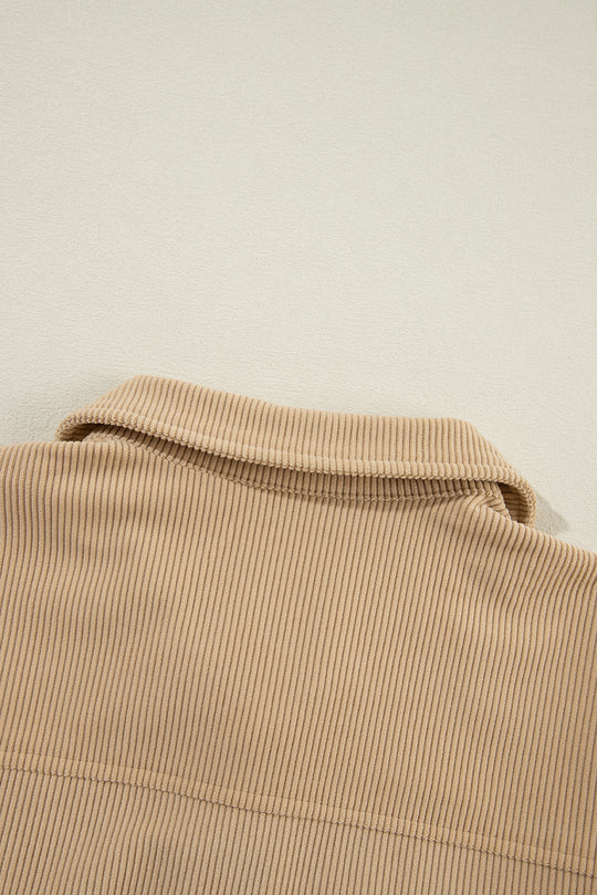 R&B | Cordurahemdjacke mit Rüschendetails Baumwollmischung Elegant und Modern