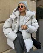 R&B | Lockere Baumwollgefütterte Jacke