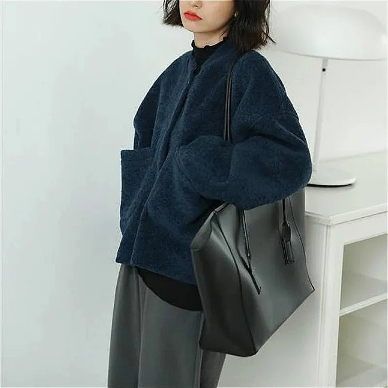 R&B | Flauschige Cardigan Jacke