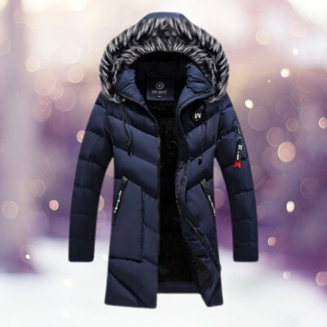 R&B | Parka Jack - stilvolle isolierte Damen Außenjacke mit Kunstpelzkapuze