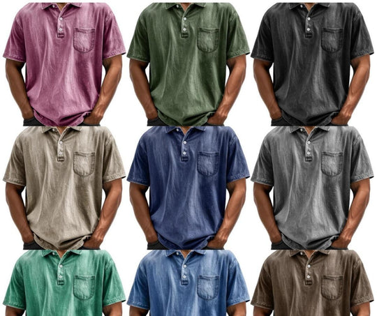 R&B | Button-Down-Hemd mit Revers