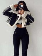 R&B | Damen Fleecefutter Kurze Jacke
